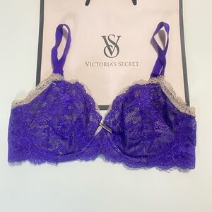 Victoria's Secret Purple Lace Bra
